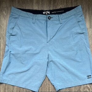 Billabong Blue Hybrid Shorts Quick-Dry Versatile